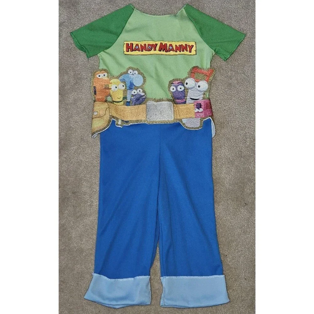 Disney Handy Manny Halloween Costume JUMPSUIT ONLY Toddler 2T READ